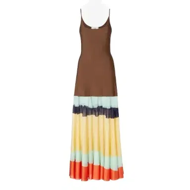 Fendi Sleeveless long dress with thin shoulder straps | Thumbnail 1 Fendi Sleeveless long dress with thin shoulder straps | Thumbnail 1