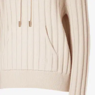 Fendi Oversize sweatshirt with drawstring hood and long low-set | Thumbnail 3 Fendi Oversize sweatshirt with drawstring hood and long low-set | Thumbnail 3