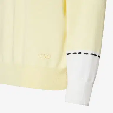 Fendi Oversized jumper with V-neck and low-set sleeves | Thumbnail 3 Fendi Oversized jumper with V-neck and low-set sleeves | Thumbnail 3