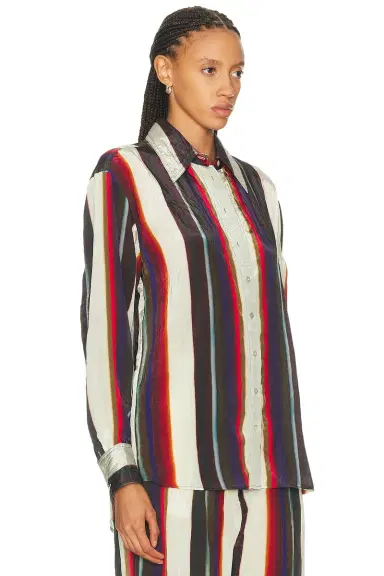 Christopher John Rogers Morris Stripe Classic Shirt | Thumbnail 2 Christopher John Rogers Morris Stripe Classic Shirt | Thumbnail 2