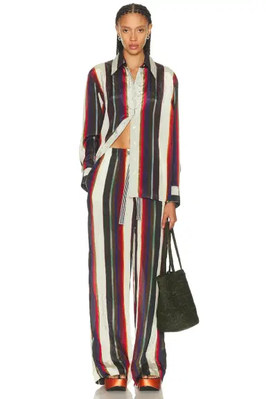 Christopher John Rogers Morris Stripe Classic Shirt | Thumbnail 4 Christopher John Rogers Morris Stripe Classic Shirt | Thumbnail 4
