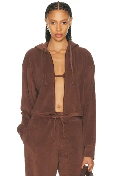 Year of Ours Terry Classic Zip Up Jacket | Thumbnail 1 Year of Ours Terry Classic Zip Up Jacket | Thumbnail 1