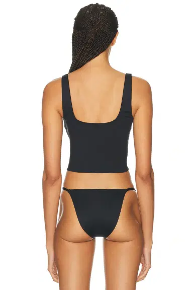 Skims Iconic Swim Tank Bikini Top | Thumbnail 3 Skims Iconic Swim Tank Bikini Top | Thumbnail 3