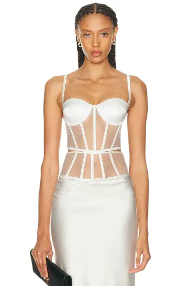 Kiki de Montparnasse Illusion Bustier Top | Thumbnail 1 Kiki de Montparnasse Illusion Bustier Top | Thumbnail 1