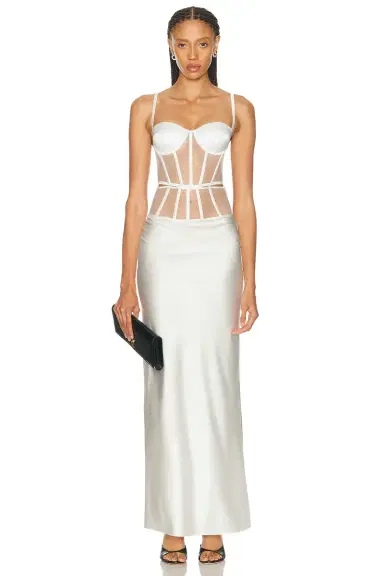 Kiki de Montparnasse Illusion Long Skirt | Thumbnail 5 Kiki de Montparnasse Illusion Long Skirt | Thumbnail 5
