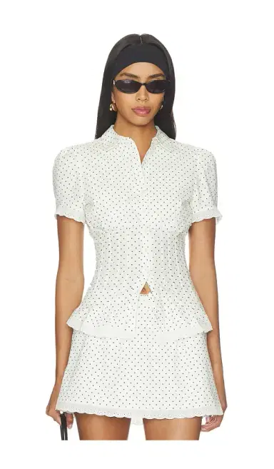 WeWoreWhat Cinched Button Up Top | Thumbnail 1 WeWoreWhat Cinched Button Up Top | Thumbnail 1