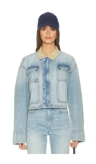 SLVRLAKE Connor Cropped Worker Jacket | Thumbnail 2 SLVRLAKE Connor Cropped Worker Jacket | Thumbnail 2