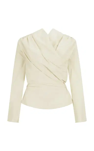 Harris Tapper Exclusive Long-Sleeved Chaimberlain Wrap Top | Thumbnail 1 Harris Tapper Exclusive Long-Sleeved Chaimberlain Wrap Top | Thumbnail 1