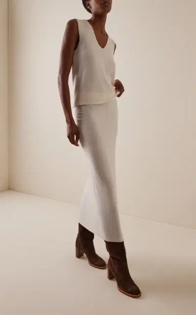 Gabriela Hearst Narayan Boucle Cashmere Maxi Skirt | Thumbnail 2 Gabriela Hearst Narayan Boucle Cashmere Maxi Skirt | Thumbnail 2