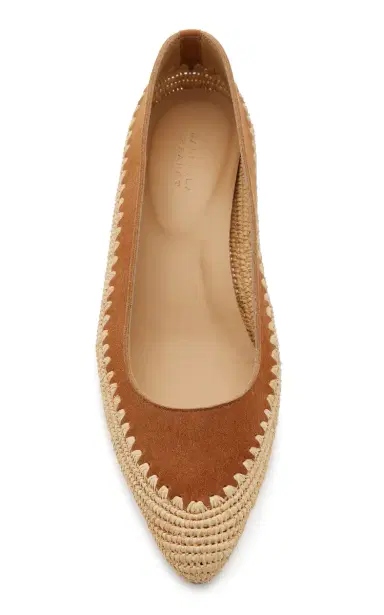 Gabriela Hearst Peggy Suede-Trimmed Raffia Pumps | Thumbnail 2 Gabriela Hearst Peggy Suede-Trimmed Raffia Pumps | Thumbnail 2