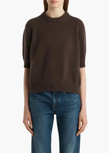 Khaite Davin Sweater In Coffee | Thumbnail 3 Khaite Davin Sweater In Coffee | Thumbnail 3