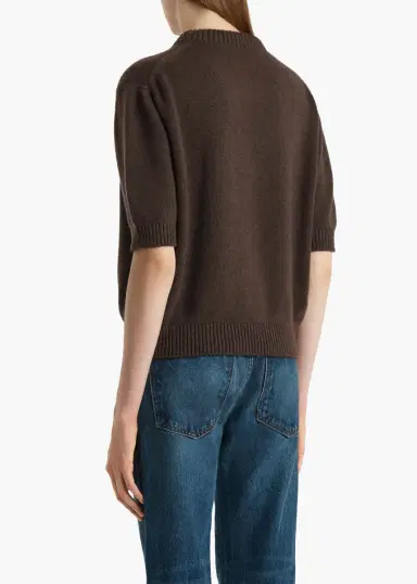 Khaite Davin Sweater In Coffee | Thumbnail 4 Khaite Davin Sweater In Coffee | Thumbnail 4