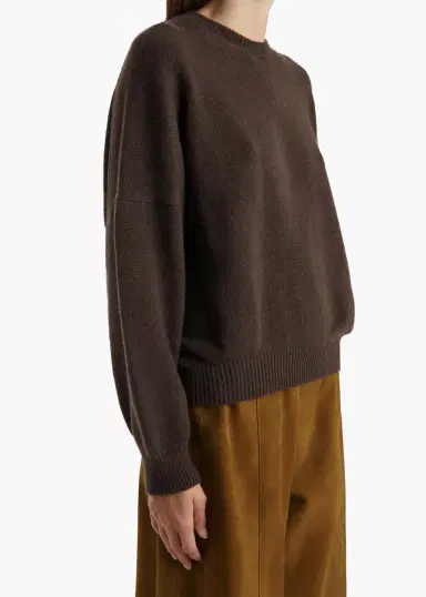 Khaite Margaux Sweater In Coffee | Thumbnail 5 Khaite Margaux Sweater In Coffee | Thumbnail 5