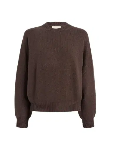 Khaite Margaux Sweater In Coffee | Thumbnail 1 Khaite Margaux Sweater In Coffee | Thumbnail 1