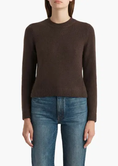 Khaite Leta Sweater In Coffee | Thumbnail 3 Khaite Leta Sweater In Coffee | Thumbnail 3