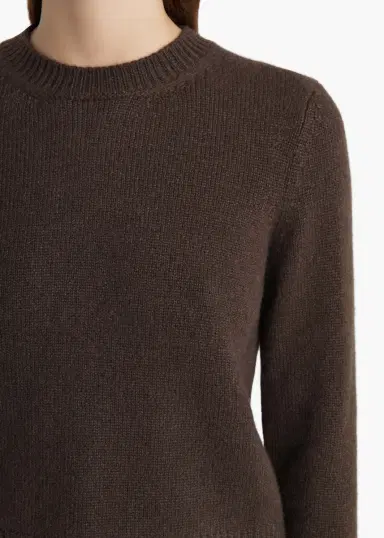 Khaite Leta Sweater In Coffee | Thumbnail 5 Khaite Leta Sweater In Coffee | Thumbnail 5