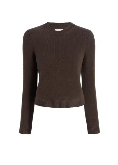 Khaite Leta Sweater In Coffee | Thumbnail 1 Khaite Leta Sweater In Coffee | Thumbnail 1