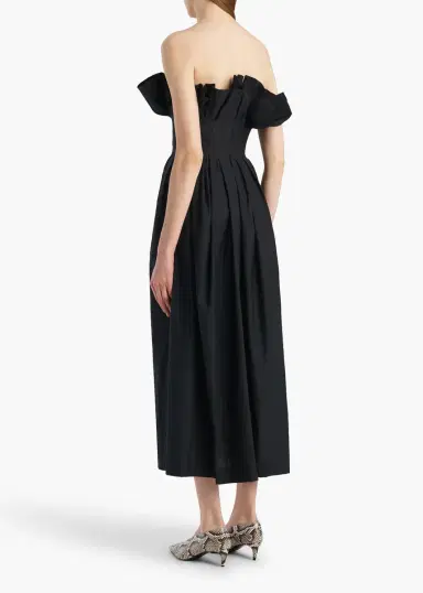 Khaite Claude Dress In Black | Thumbnail 3 Khaite Claude Dress In Black | Thumbnail 3
