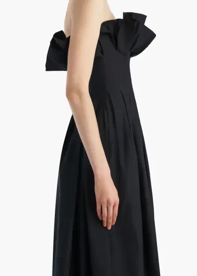 Khaite Claude Dress In Black | Thumbnail 5 Khaite Claude Dress In Black | Thumbnail 5