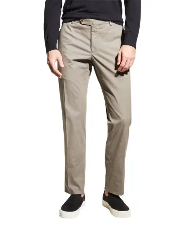 Incotex Men 's Scoll Cotton-Silk Trousers | Thumbnail 1 Incotex Men 's Scoll Cotton-Silk Trousers | Thumbnail 1