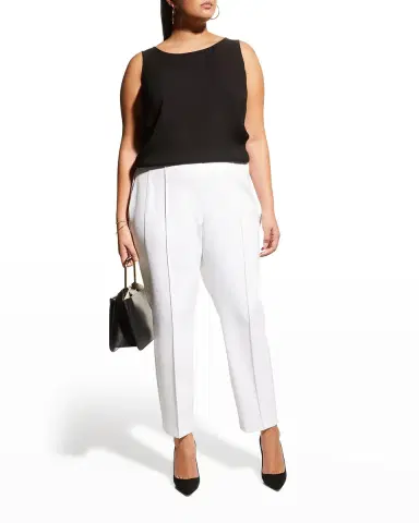 Lafayette 148 New York Plus Size Gramercy Acclaimed-Stretch Pants | Thumbnail 2 Lafayette 148 New York Plus Size Gramercy Acclaimed-Stretch Pants | Thumbnail 2