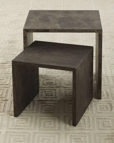 Jamie Young Bedford Burlwood Nesting Tables | Thumbnail 1 Jamie Young Bedford Burlwood Nesting Tables | Thumbnail 1