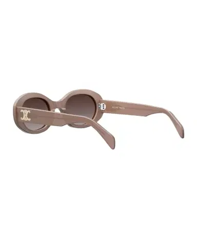 Celine Triomphe Logo Oval Acetate Sunglasses | Thumbnail 1 Celine Triomphe Logo Oval Acetate Sunglasses | Thumbnail 1