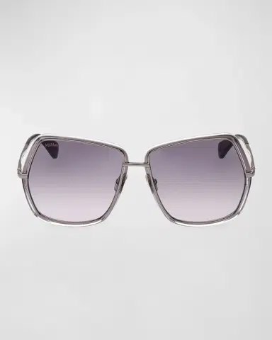 Max Mara Elsa3 Gradient Metal Butterfly Sunglasses | Thumbnail 2 Max Mara Elsa3 Gradient Metal Butterfly Sunglasses | Thumbnail 2