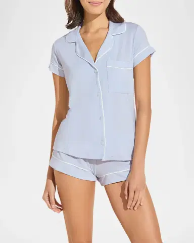 Eberjey Gisele Shortie Pajama Set | Thumbnail 2 Eberjey Gisele Shortie Pajama Set | Thumbnail 2