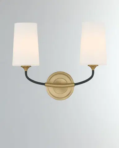 Crystorama Niles 2-Light Forged Wall Mount | Thumbnail 5 Crystorama Niles 2-Light Forged Wall Mount | Thumbnail 5