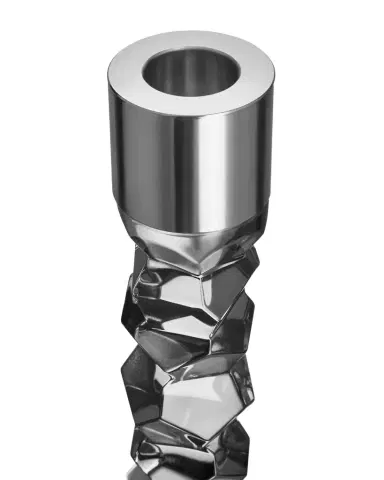 Orrefors 12" Carat Graphite Candlestick | Thumbnail 1 Orrefors 12" Carat Graphite Candlestick | Thumbnail 1