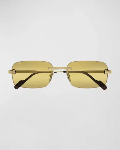 Cartier Men's CT0271Sm Rimless Rectangle Sunglasses | Thumbnail 2 Cartier Men's CT0271Sm Rimless Rectangle Sunglasses | Thumbnail 2