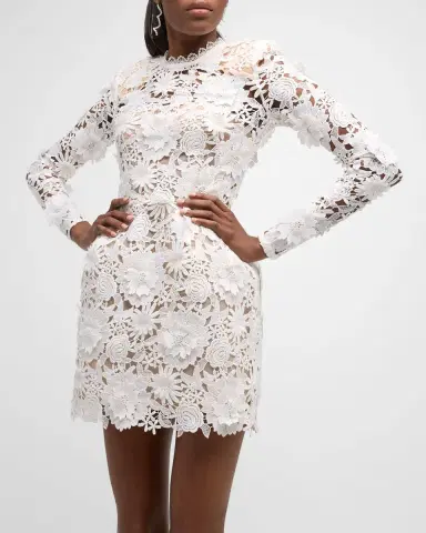 Bronx Banco Maia Floral-Lace A-Line Mini Dress | Thumbnail 7 Bronx Banco Maia Floral-Lace A-Line Mini Dress | Thumbnail 7