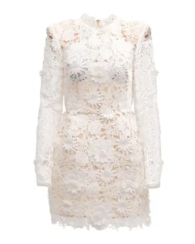 Bronx Banco Maia Floral-Lace A-Line Mini Dress | Thumbnail 1 Bronx Banco Maia Floral-Lace A-Line Mini Dress | Thumbnail 1