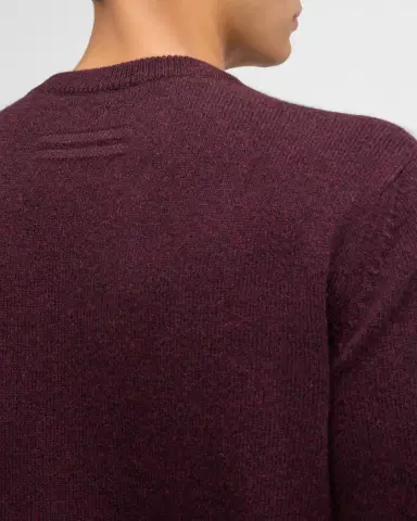 Zegna Men's Oasi Cashmere Crewneck Sweater | Thumbnail 6 Zegna Men's Oasi Cashmere Crewneck Sweater | Thumbnail 6