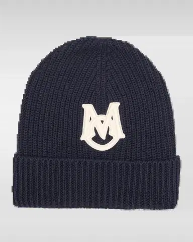 Moncler Men's Interlock Logo Beanie | Thumbnail 2 Moncler Men's Interlock Logo Beanie | Thumbnail 2