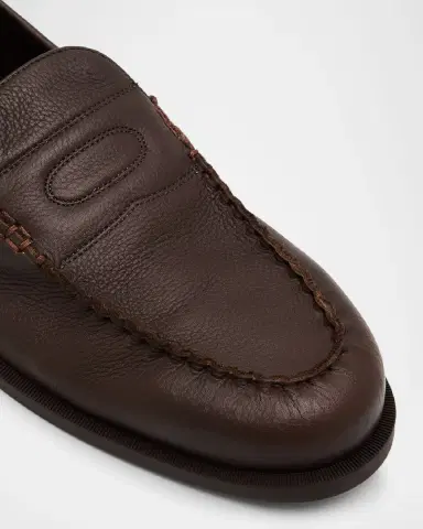 John Lobb Men's Pace Leather Penny Loafers | Thumbnail 4 John Lobb Men's Pace Leather Penny Loafers | Thumbnail 4