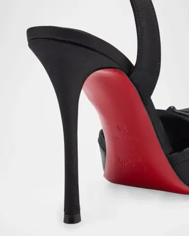 Christian Louboutin 100mm Cassia Silk Ankle-Tie Ballerina Pumps | Thumbnail 3 Christian Louboutin 100mm Cassia Silk Ankle-Tie Ballerina Pumps | Thumbnail 3