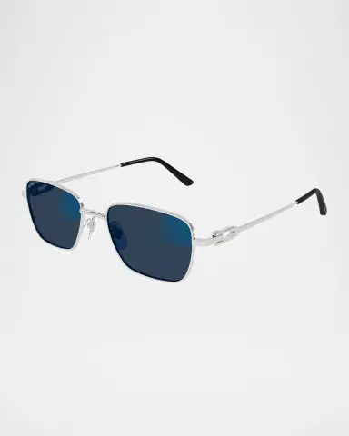 Cartier Men 's CT0519SM Metal Rectangle Sunglasses | Thumbnail 2 Cartier Men 's CT0519SM Metal Rectangle Sunglasses | Thumbnail 2
