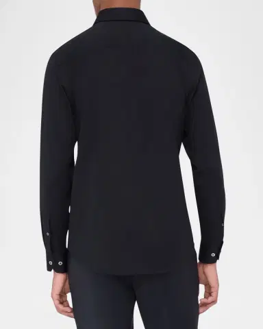 Bugatchi Men 's OoohCotton James Solid Sport Shirt | Thumbnail 2 Bugatchi Men 's OoohCotton James Solid Sport Shirt | Thumbnail 2