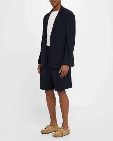 MOSCHINO Men's Suede Lace-Up Loafers | Thumbnail 2 MOSCHINO Men's Suede Lace-Up Loafers | Thumbnail 2