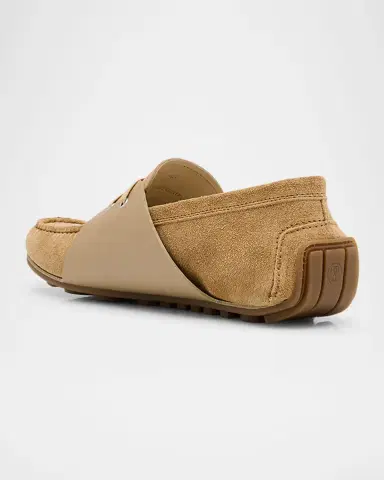 MOSCHINO Men's Suede Lace-Up Loafers | Thumbnail 3 MOSCHINO Men's Suede Lace-Up Loafers | Thumbnail 3