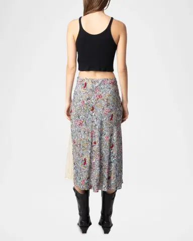 Zadig & Voltaire Jayla Soft British Flowers Skirt | Thumbnail 2 Zadig & Voltaire Jayla Soft British Flowers Skirt | Thumbnail 2