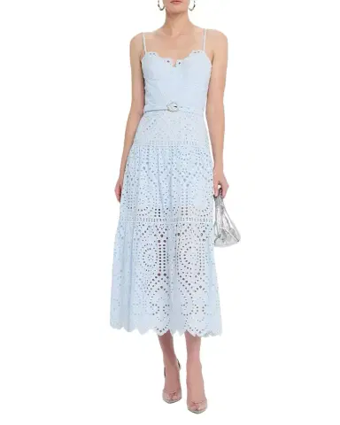 Generation Love Zuria Belted Eyelet Maxi Dress | Thumbnail 1 Generation Love Zuria Belted Eyelet Maxi Dress | Thumbnail 1