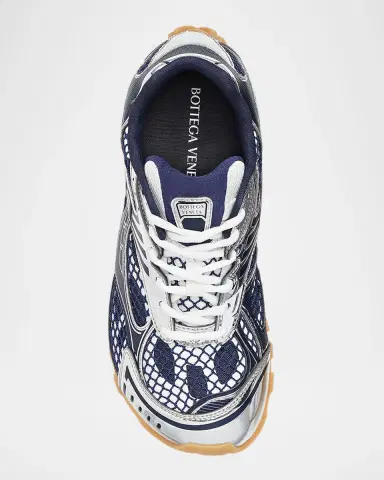 Bottega Veneta Women's Orbit Metallic Net Runner Sneakers | Thumbnail 5 Bottega Veneta Women's Orbit Metallic Net Runner Sneakers | Thumbnail 5
