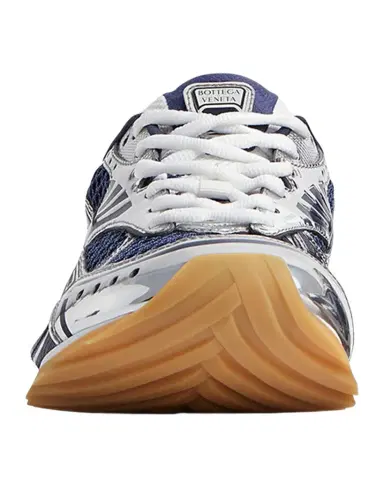 Bottega Veneta Women's Orbit Metallic Net Runner Sneakers | Thumbnail 1 Bottega Veneta Women's Orbit Metallic Net Runner Sneakers | Thumbnail 1