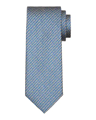 Charvet Men's Mini Triangles Silk Tie | Thumbnail 1 Charvet Men's Mini Triangles Silk Tie | Thumbnail 1