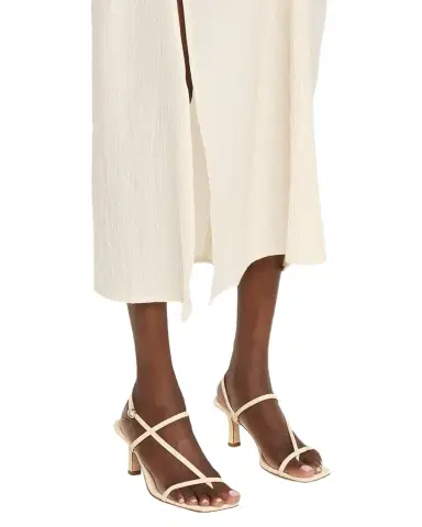 Aeyde 65mm Elise Metallic Nappa Leather Sandals | Thumbnail 1 Aeyde 65mm Elise Metallic Nappa Leather Sandals | Thumbnail 1