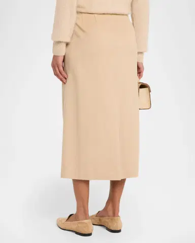 Lafayette 148 New York Cashmere-Blend Midi Pencil Skirt | Thumbnail 2 Lafayette 148 New York Cashmere-Blend Midi Pencil Skirt | Thumbnail 2