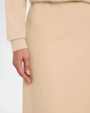 Lafayette 148 New York Cashmere-Blend Midi Pencil Skirt | Thumbnail 4 Lafayette 148 New York Cashmere-Blend Midi Pencil Skirt | Thumbnail 4